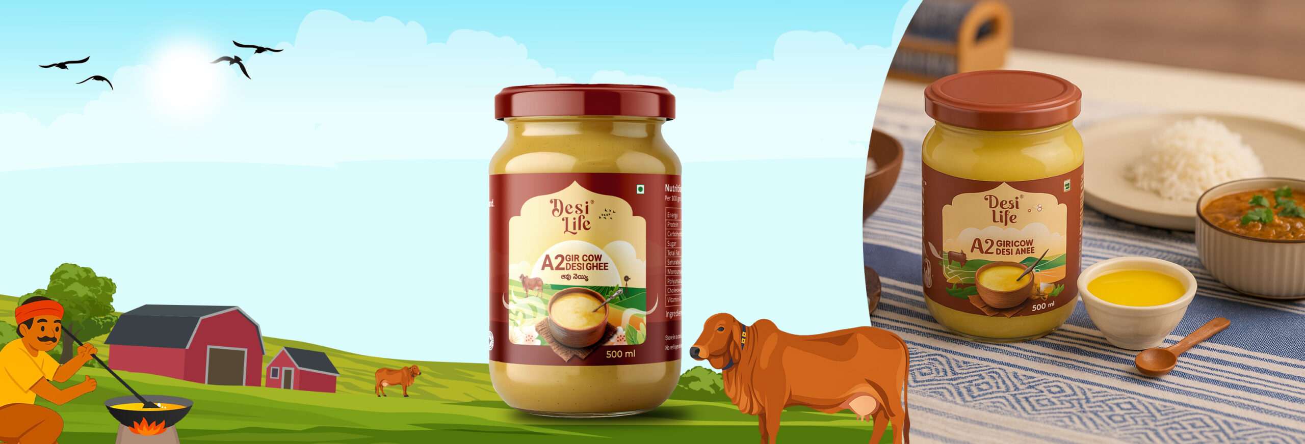Desi_Life_A2_Ghee_Banners